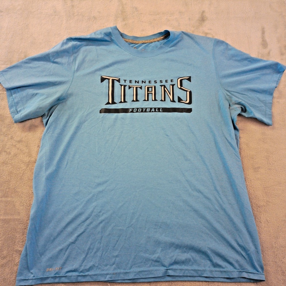 Nike Tennessee Titans Dri-FIT OnField Performance T-Shirt Light Blue XXL NFL